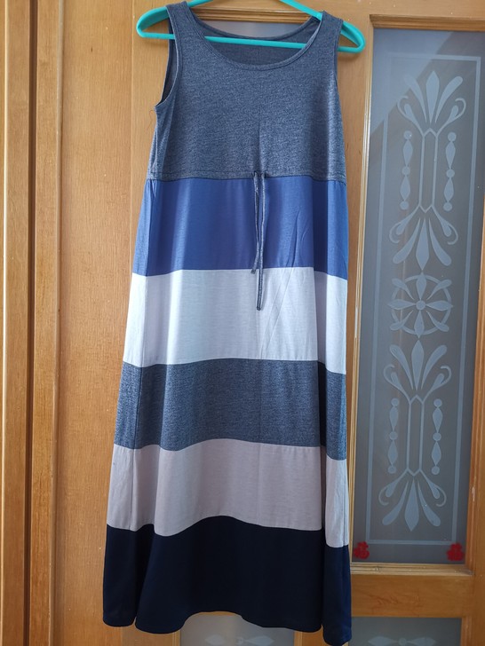 夏季薄款莫代尔宽松透气大码蛋糕裙，九新，均码