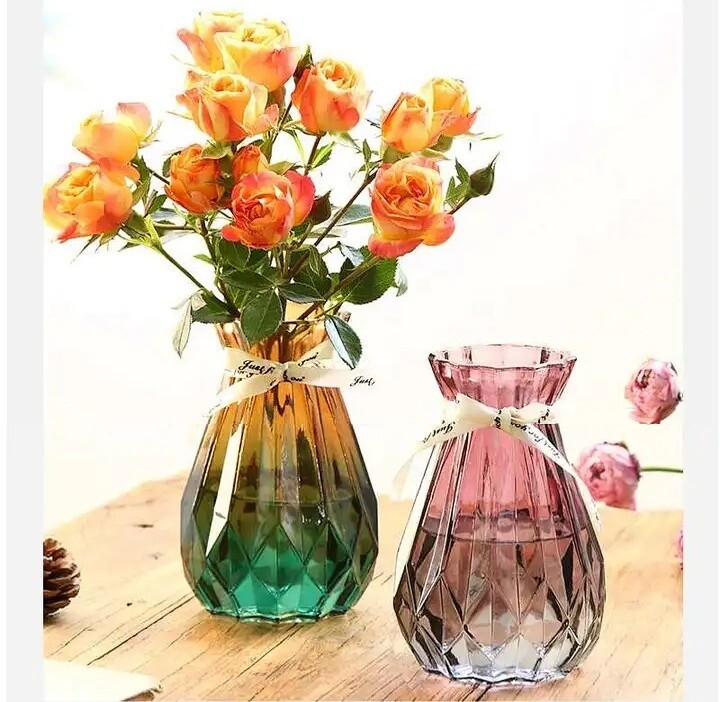 【9.9包邮两个装】欧式创意玻璃花瓶水培绿...