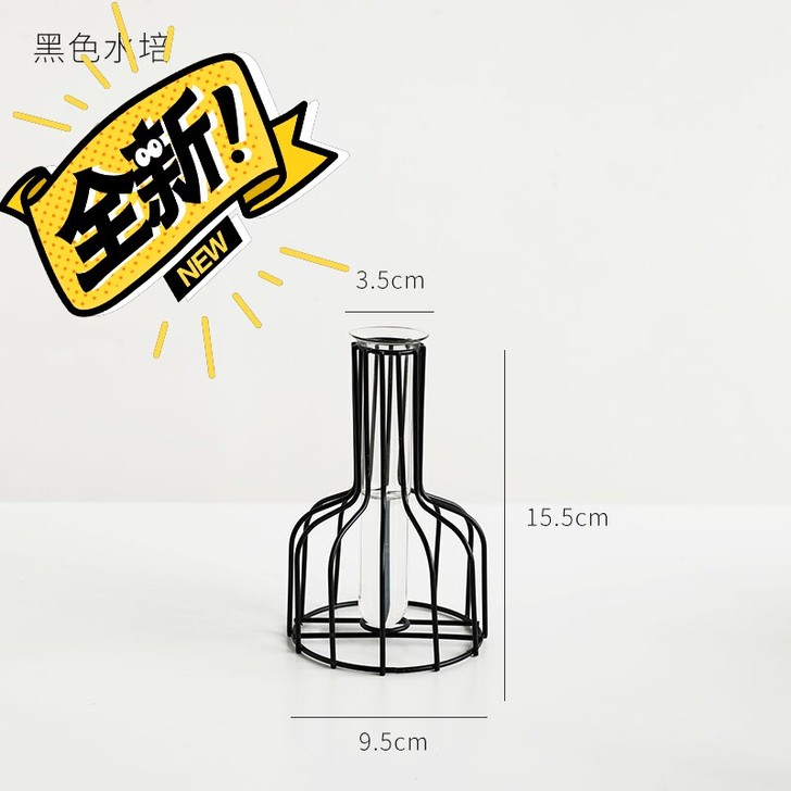 ins小清新水培玻璃花瓶插花真花仿真花客厅...