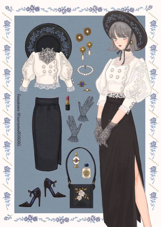 38-lolita服装 欧式复古巴洛克设计...