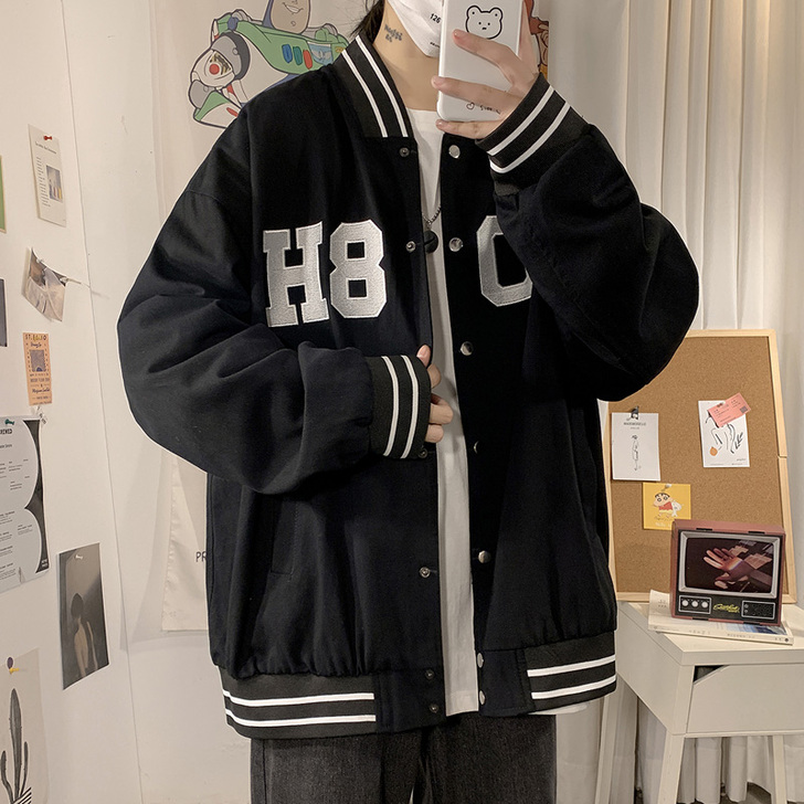 国潮棒球服女ins潮宽松bf韩版春秋季外套...