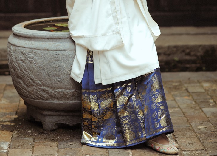 兰若庭 汉服 太平有象 马面 织金 马面 ...