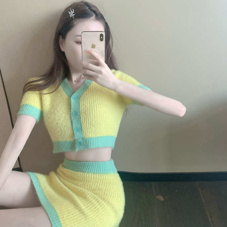 小香风套装两件套