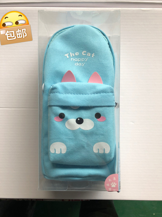 可爱笔袋大容量小学生初中卡通文具盒书包笔袋