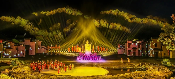 婺源旅游  梦里老家演出票  门票 大型山...