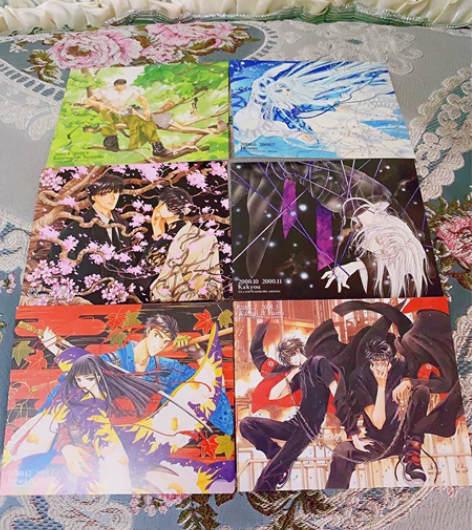 【正版包邮】日版 clamp X战记明信片...