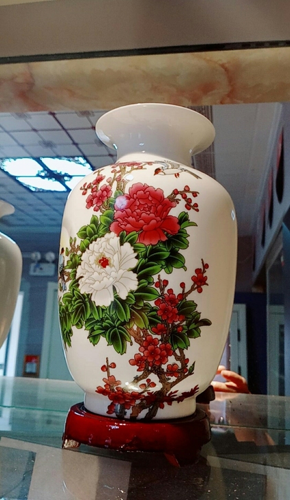 搬家清理 景德镇陶瓷花瓶客厅插花摆件家居水...