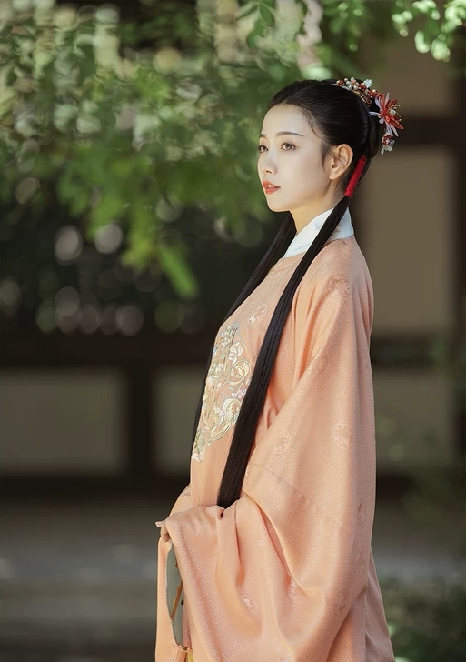 正品出租兰若庭 如约 圆领袍大襟衫明制汉服...