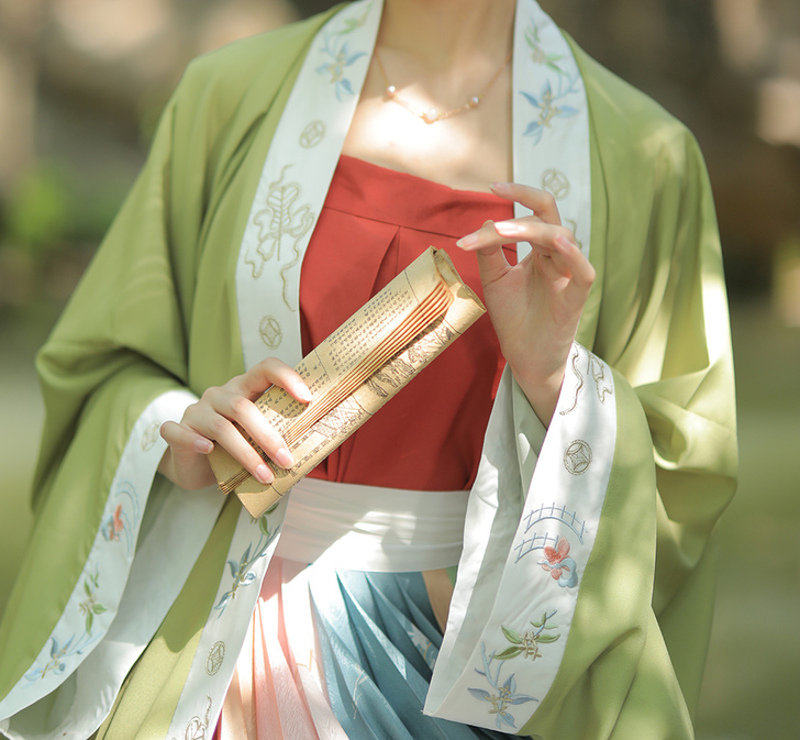 兰若庭 汉服 宋制 百迭 宋抹 对襟 吊带...