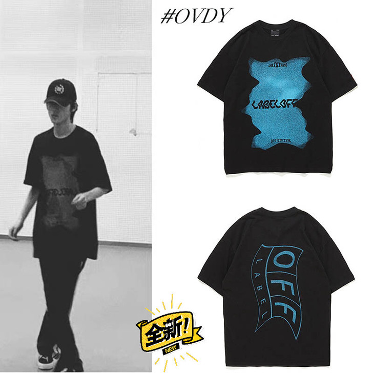 OVDY正品国潮t恤短袖男潮牌宽松街头嘻哈...