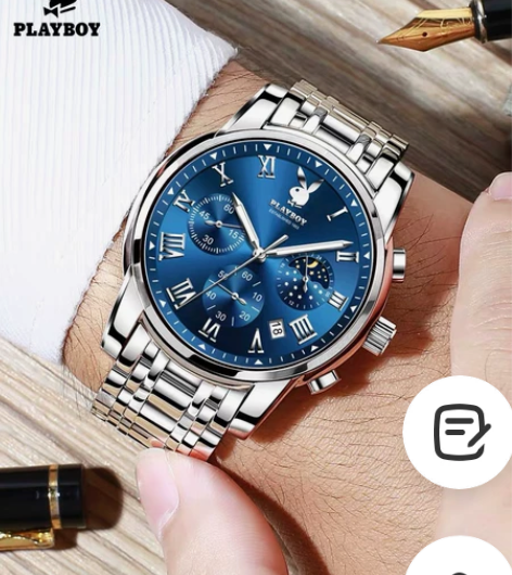 花花公子官方专柜正品手表男2022年新款防...