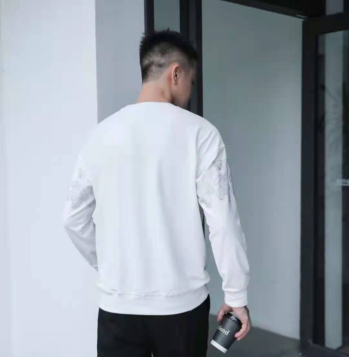 秋季新款情侣卫衣男士小熊刺绣装连帽韩版宽松...