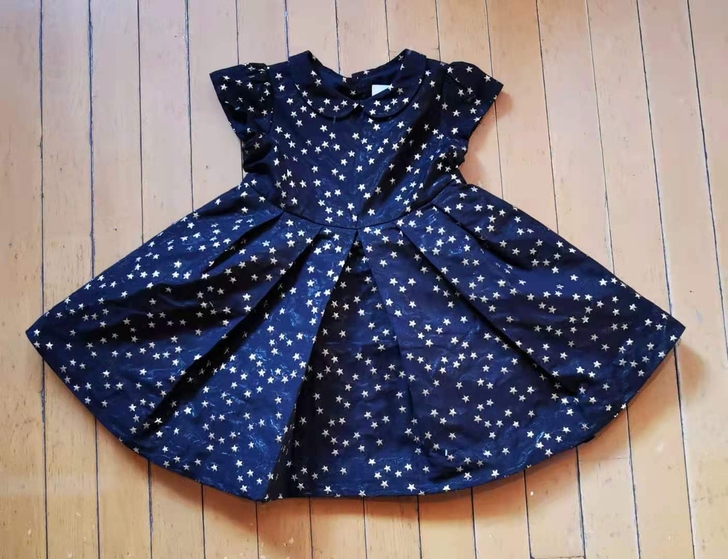 bp bonpoint黑标金丝满天星连衣裙...