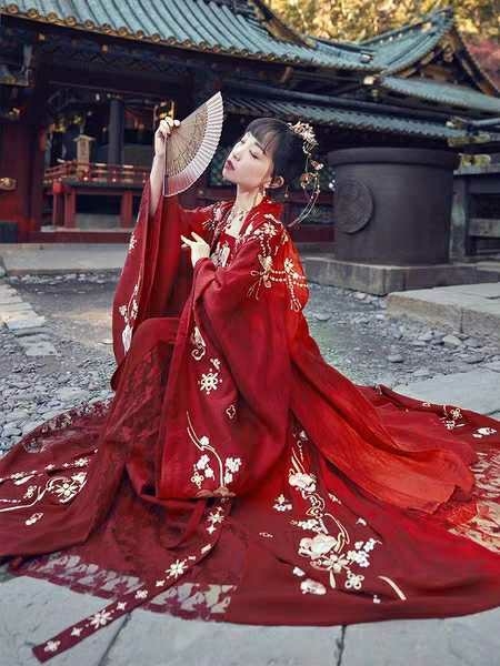 雁卿汉服出租汉服出租十三余牡丹国色出租牡丹...