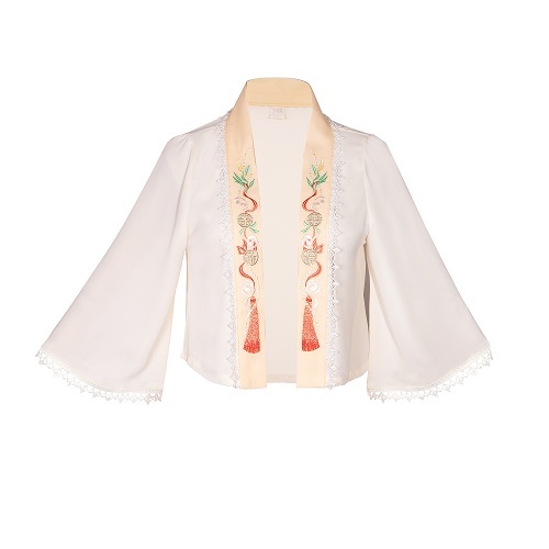 东月棠【小橙汁】宋制汉元素汉服短裙子女夏套...