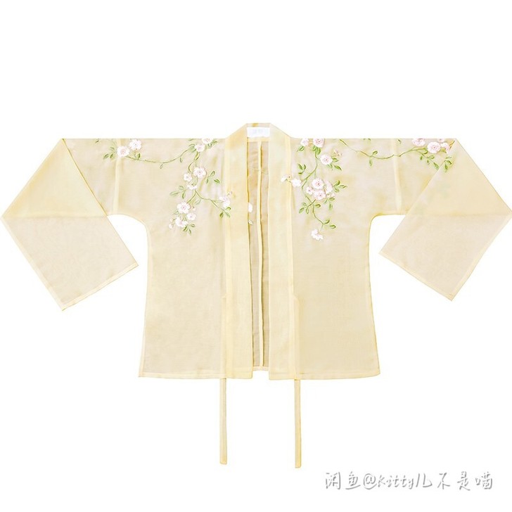 钟灵记暗八仙日常汉服女对襟上襦