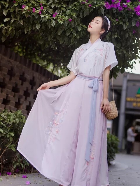 重回汉唐 语蝶宋制汉服两件套