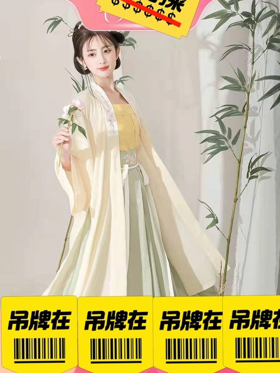 全新汉服，一次都没穿，吊牌在，包装在，店铺...