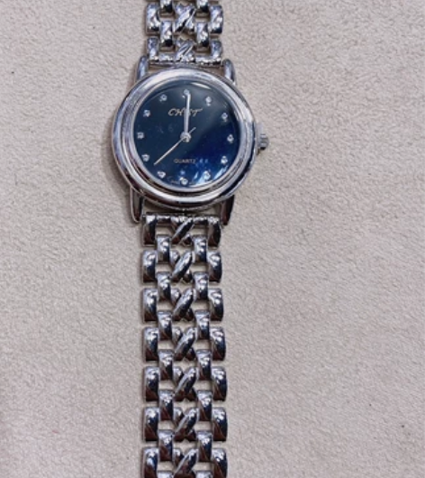 全新瑞士进口石英机芯s925通体纯银手表。...