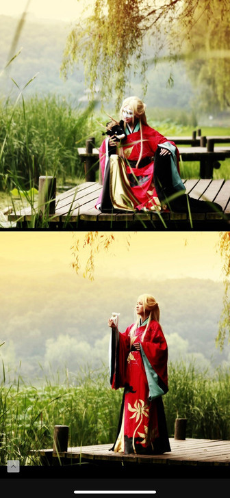 遥远时空中鬼王 cosplay 和服