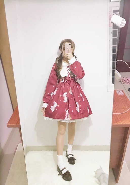 春夏季日系可爱二次元cosplay服装女洛...