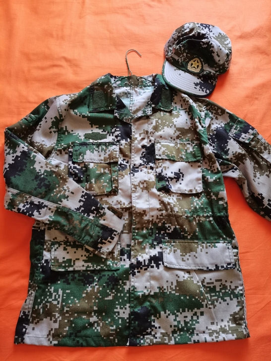 军训丛林迷彩作战服