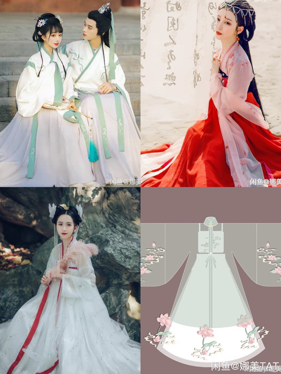 多套汉服可换软妹cos洛丽塔jk二次元周边...