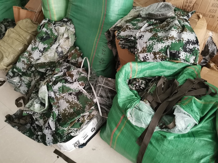 批发全新户外军训迷彩服作训服 尺码:可调节...