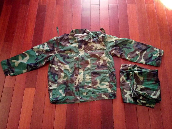 全新迷彩服一套转让