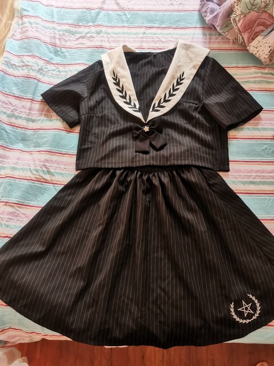 水手服套装学院风二次元COS夏季日系软妹高...