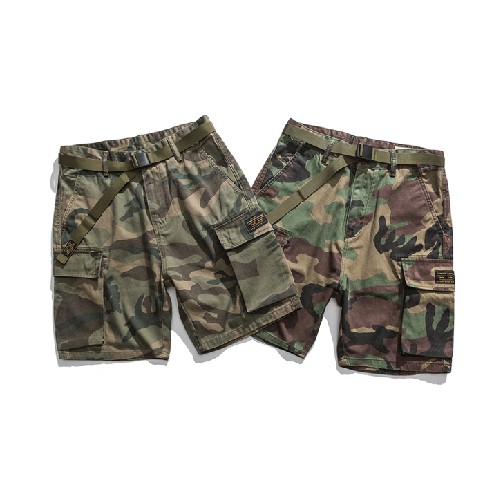 美式复古阿美咔叽迷彩工装短裤 再次封顶!潮...