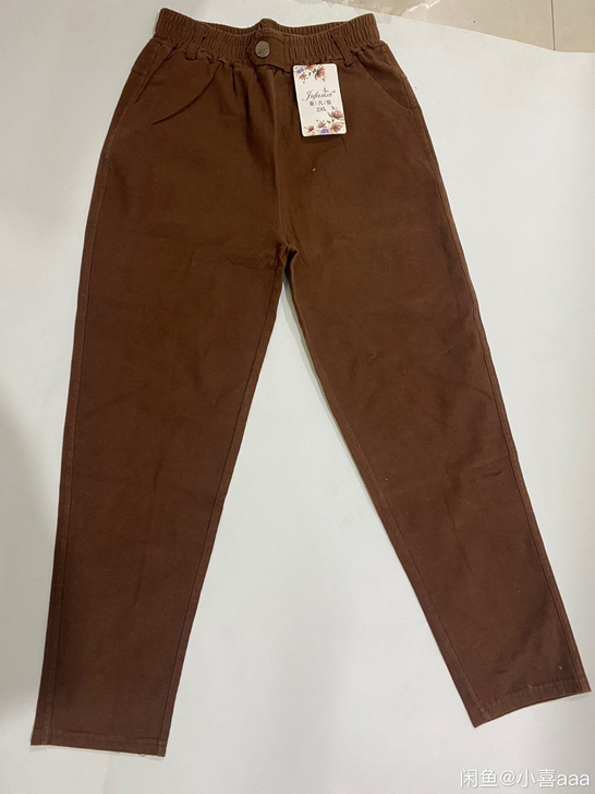最后一条3x水洗棉麻裤子处理