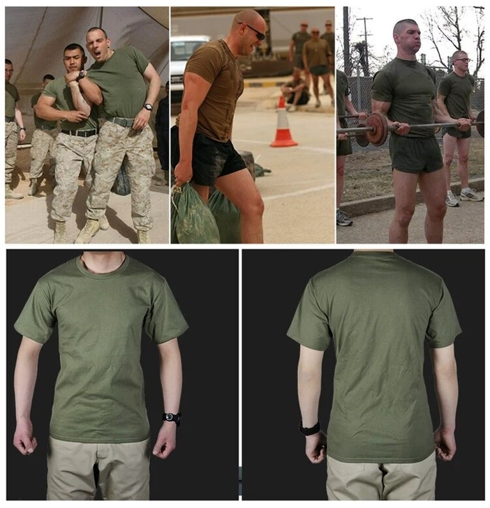 军旅风 新疆长绒棉!特种兵t恤纯棉作训服短...