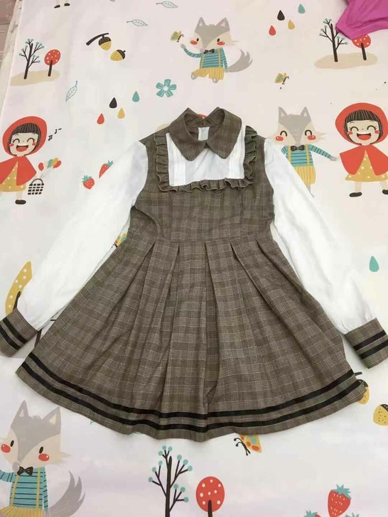 伴夏家全新S码格格连衣裙,今天才收到的,喜...