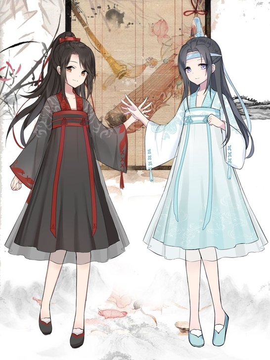 漫之谜动漫社原创魔道改良汉服女装春夏款刺绣...