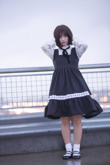 【森女想去海边】三扣三lolita少女软妹...