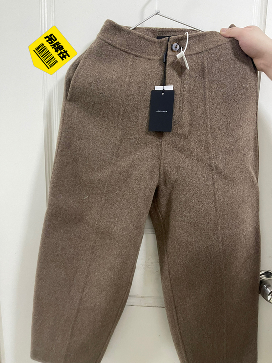 ASM ANNA安娜家毛呢阔腿裤XS码