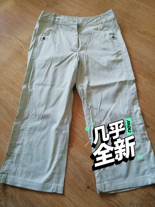 小品牌专柜正品直筒八分裤女裤夏装