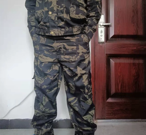 全新【39元一套】工作服男迷彩服套装春秋加...