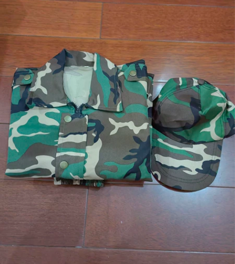 军训迷彩服套装160-165cm 感兴趣的...