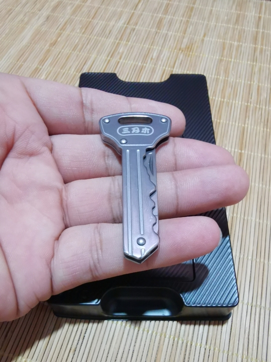 三刃木4113钥匙刀随身户外小刀迷你多功能...