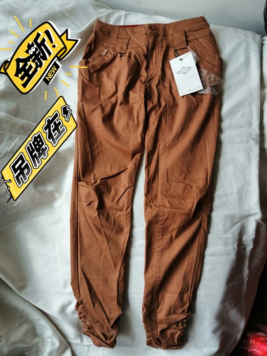 全新米丹妮品牌女裤纯棉休闲裤时装裤小脚裤靴...