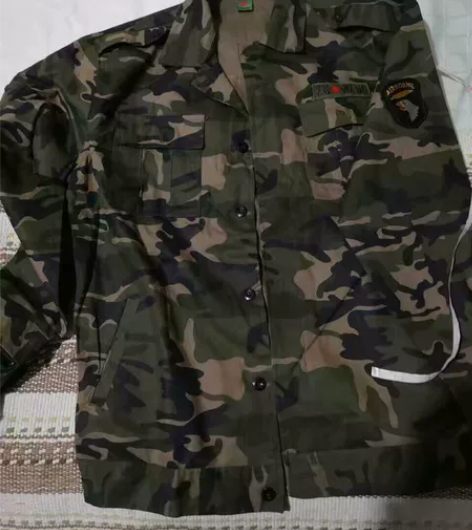 180码春秋纯棉深迷彩服作训服工作服套装腰...