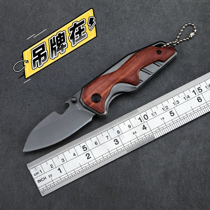 亏本处理 折叠 高硬度 木柄 口袋刀 全新...