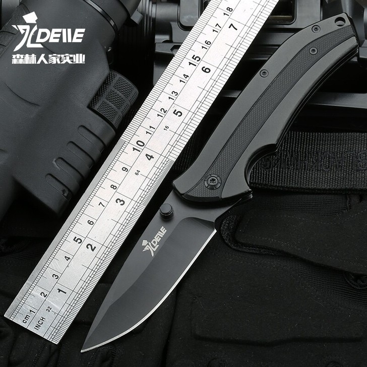 【全新 】户外瑞士随身迷你折叠水果刀求生防...