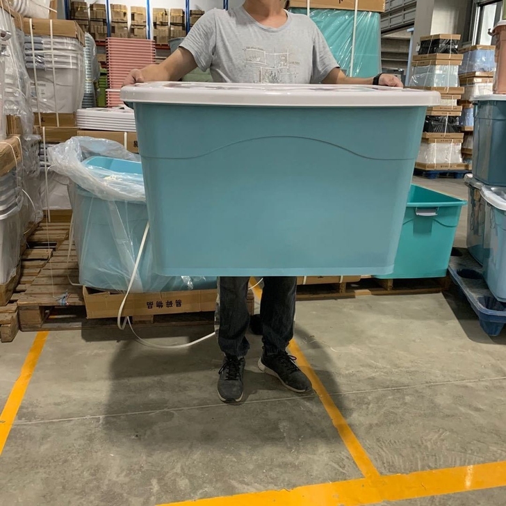 低价包邮全新塑料收纳箱特大号中号小号收纳箱...