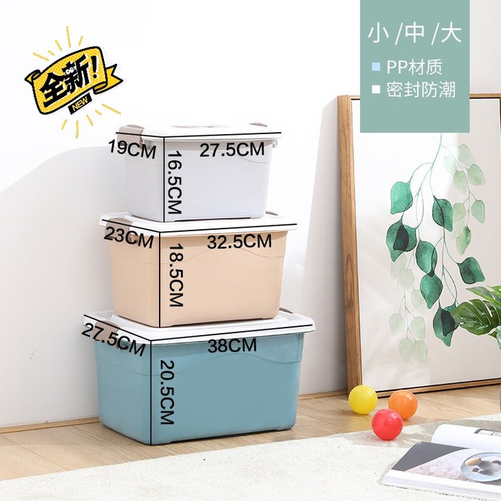 全新的收纳箱都没人要？  三个一起 18....