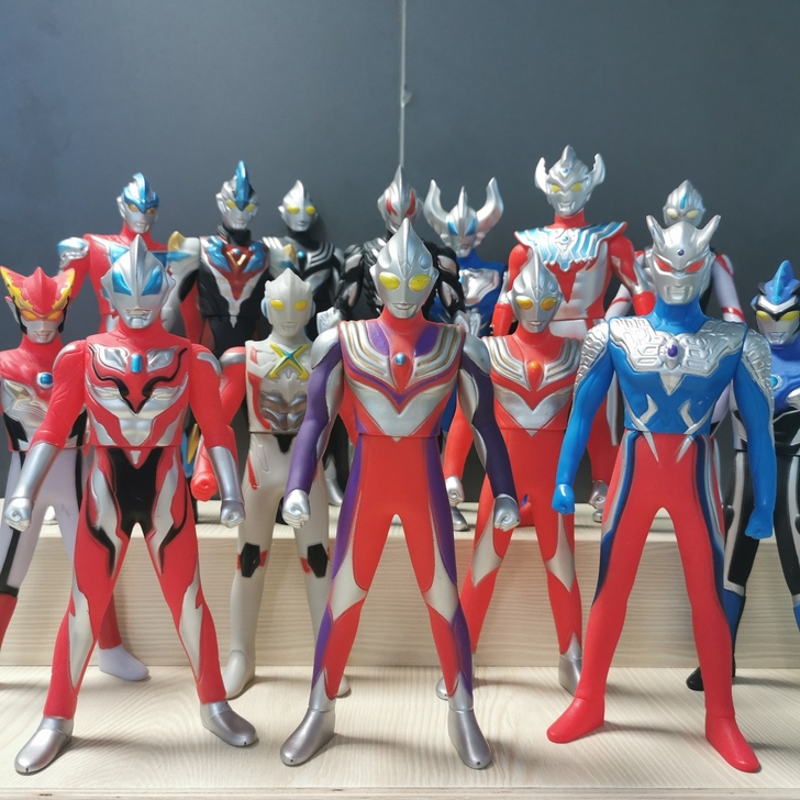 百款可选，大号环保软胶奥特曼人偶迪迦赛罗捷...