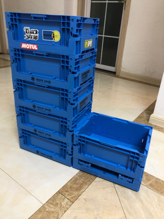 闲置全新塑料折叠收纳箱