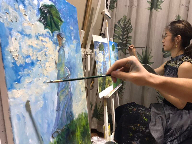 油画作品转卖